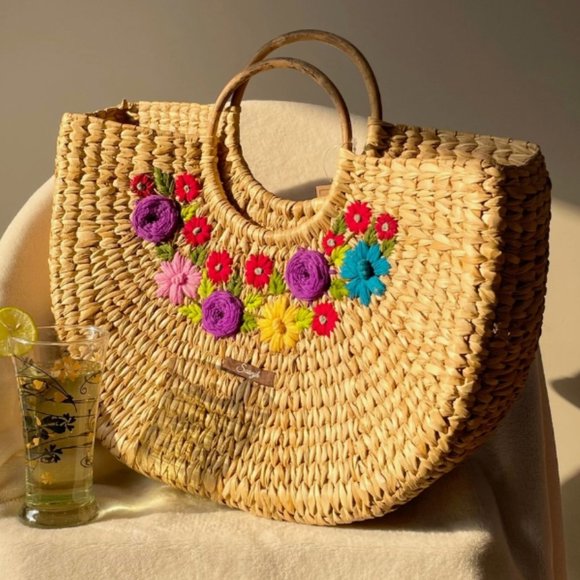 Beach Basket Tote - Picture 2 of 2